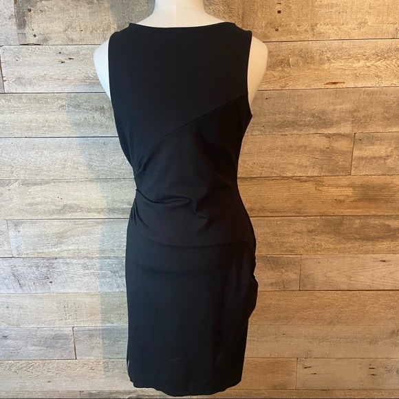 Cynthia Steffe women’s ruched little black dress in size 6 - Picture 3 of 10